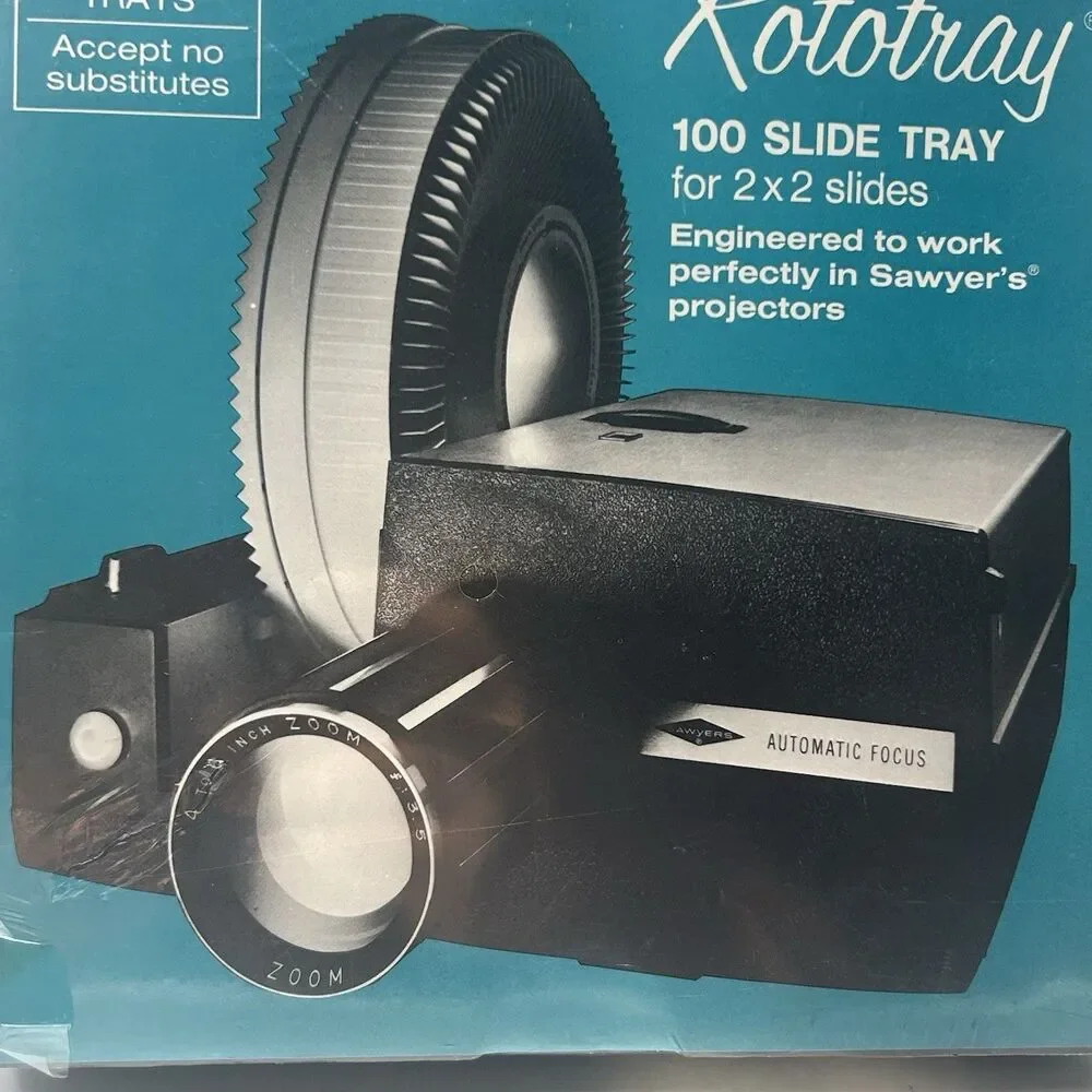 Sawyers Rototray 100 Slide Tray New Unopened Factory Sealed Vintage Photography